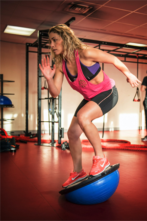 Image of women working on balance