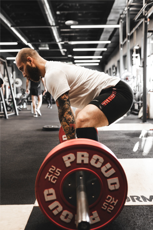 Image of man on pulling machine